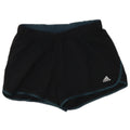 Adidas Womens Sport Shorts UK 10 Small Black Polyester
