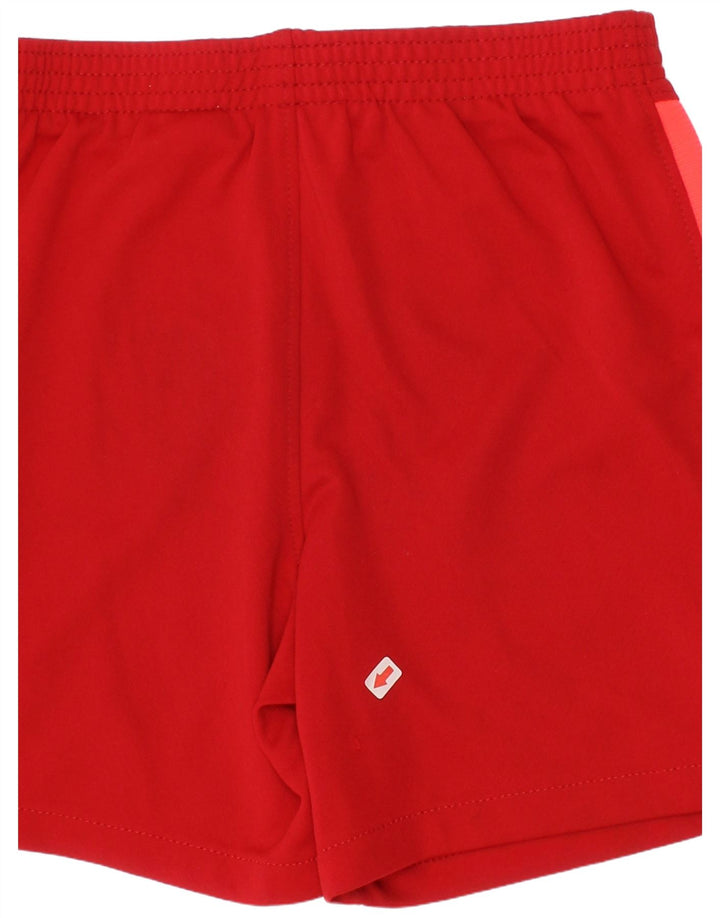 Nike Boys Liverpool Sport Shorts 4-5 Years Small Red Colourblock Polyester