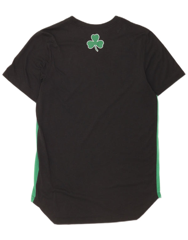 Nike Mens Boston Celtics Graphic T-Shirt Top Medium Black Polyester