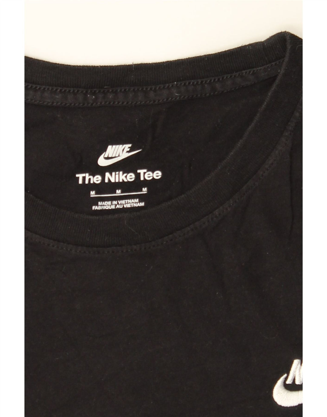 NIKE Mens T-Shirt Top Medium Black Cotton Vintage Nike and Second-Hand Nike from Messina Hembry 