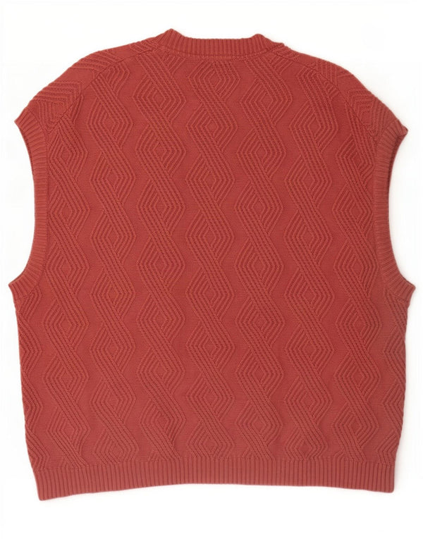 Abercrombie & Fitch Mens Vest Tank Top XL Maroon Cotton