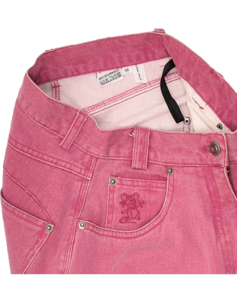 VINTAGE Womens Tapered Jeans IT 38 XS W26 L31 Pink Cotton | Vintage Vintage | Thrift | Second-Hand Vintage | Used Clothing | Messina Hembry 