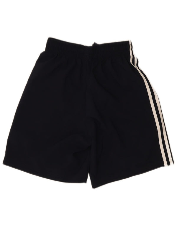 Adidas Womens Sport Shorts UK 4 XS Navy Blue Polyester