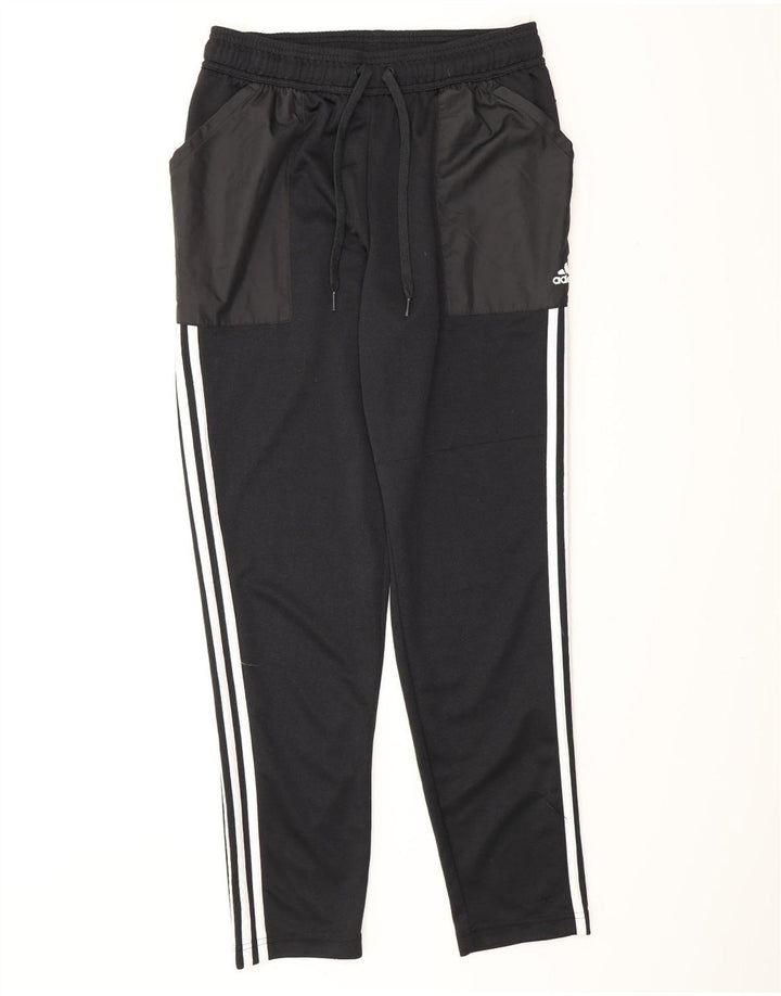 Adidas Mens Aeroready Tracksuit Trousers Medium Black Colourblock Polyester