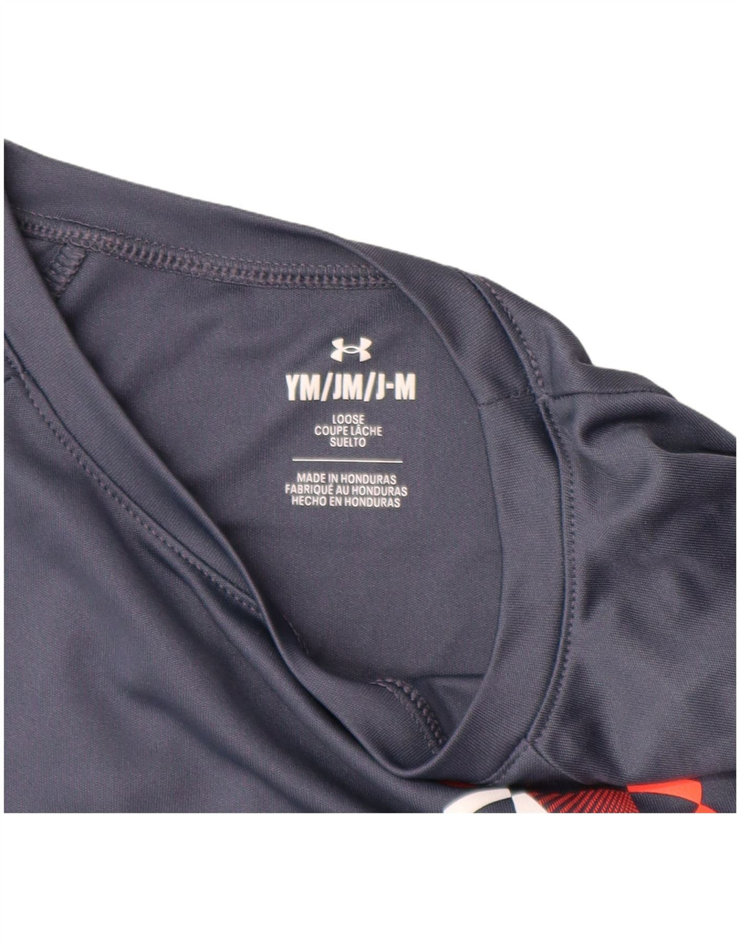 UNDER ARMOUR Boys loose Graphic T-Shirt Top 9-10 Years Medium  Grey