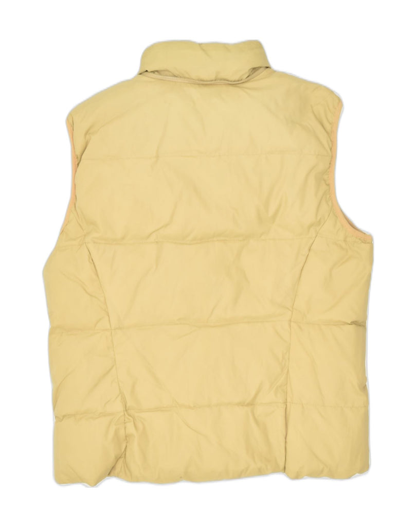 GAS Womens Padded Gilet UK 16 Large Yellow Nylon | Vintage | Thrift | Second-Hand | Used Clothing | Messina Hembry 