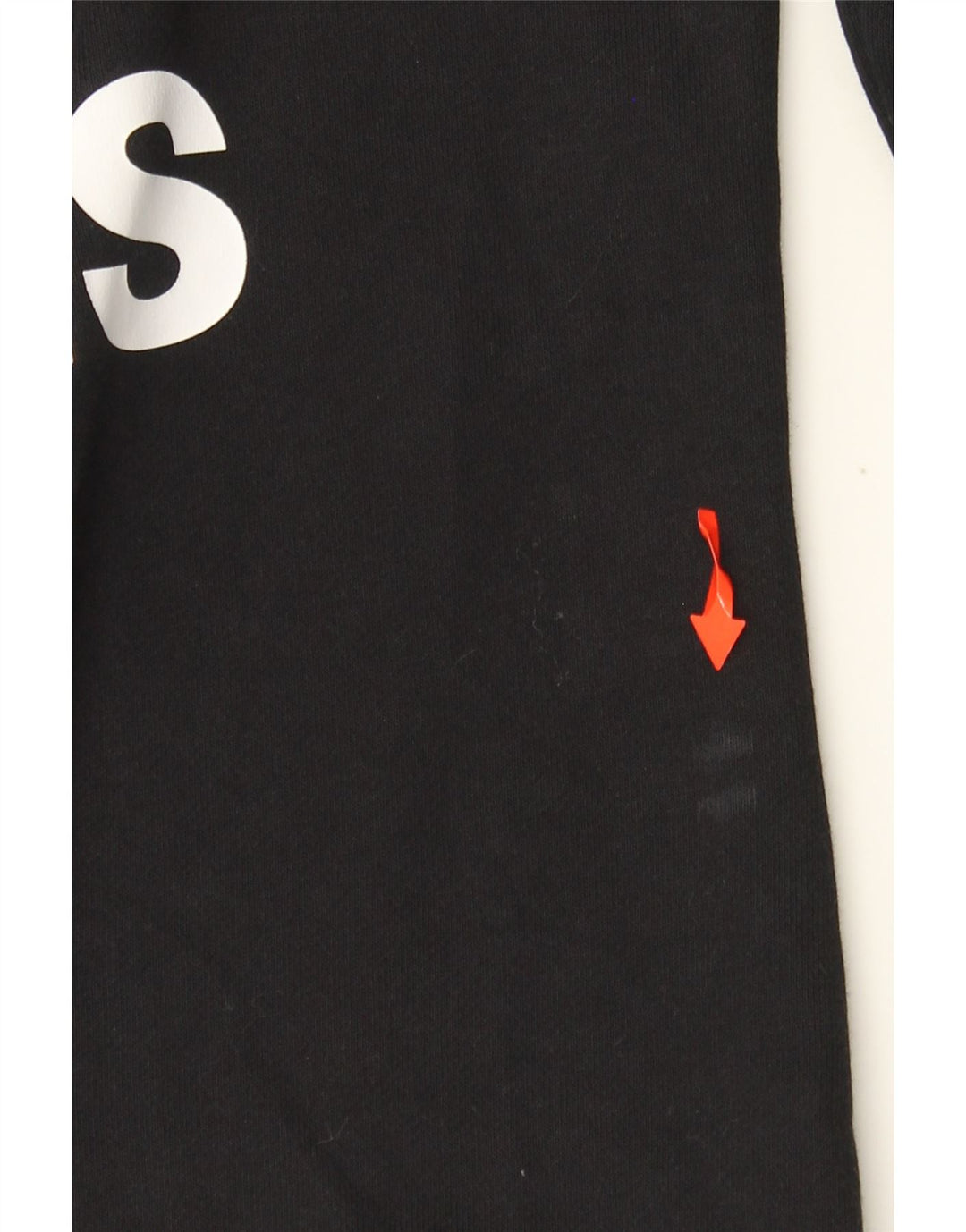 ADIDAS Womens Graphic Sweatshirt Jumper UK 12/14 Medium Black Cotton