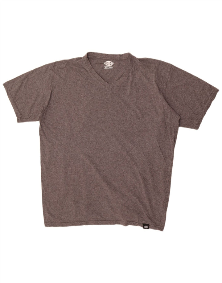 Dickies Mens T-Shirt Top 3XL Grey Cotton