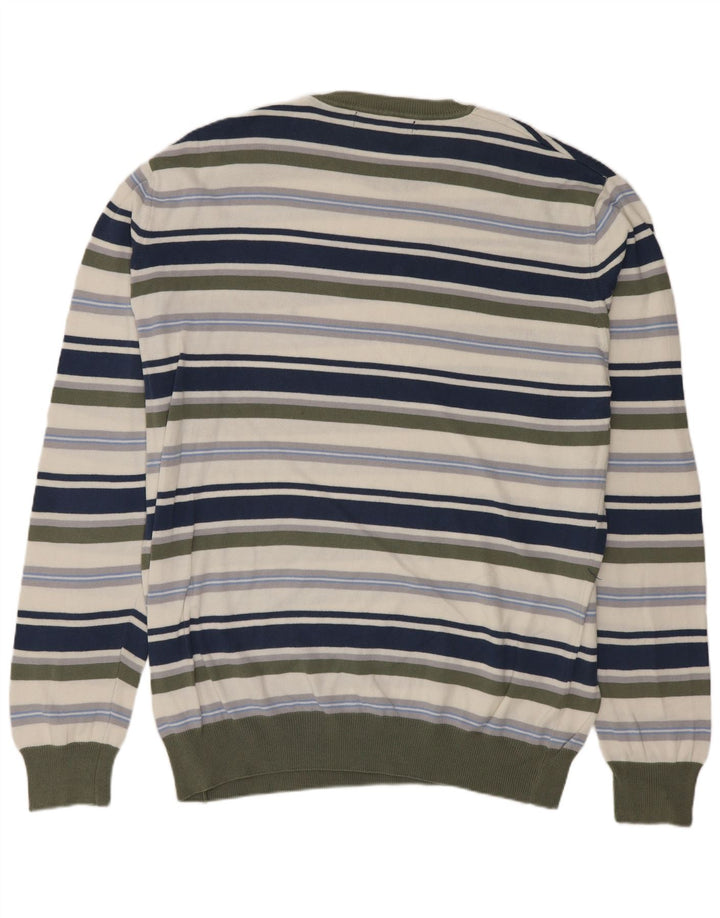 MARLBORO CLASSICS Mens Crew Neck Jumper Sweater Large Multicoloured