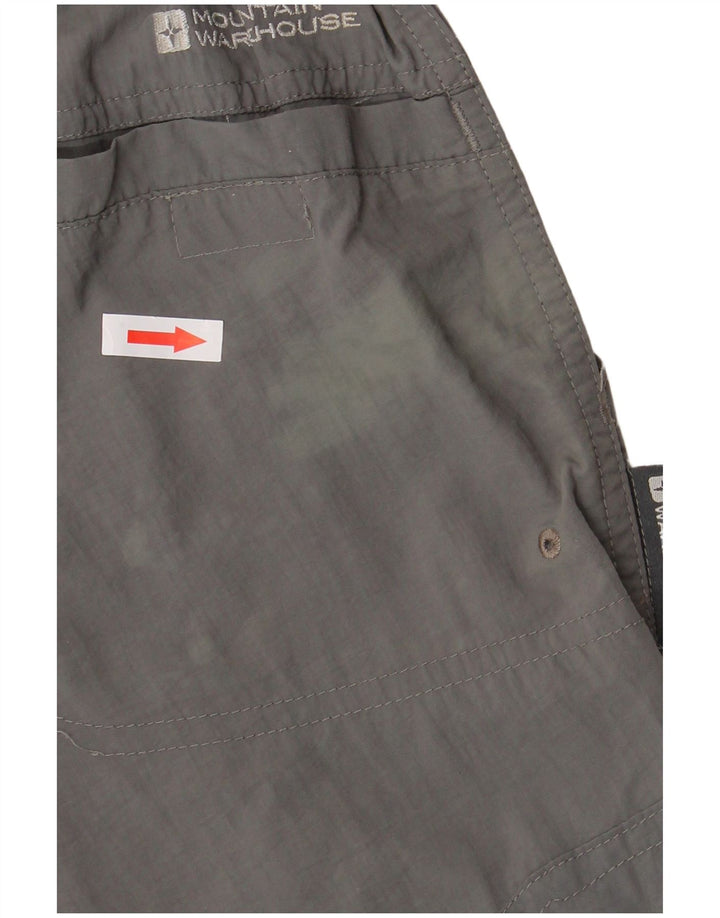 MOUNTAIN WAREHOUSE Womens Straight Cargo Trousers UK 8 Small W30 L28 Grey
