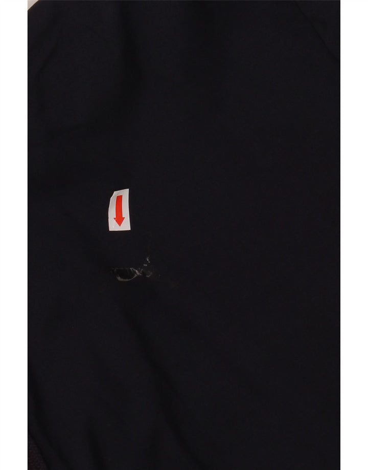 PUMA Mens Hooded Tracksuit Top Jacket Large Navy Blue Colourblock