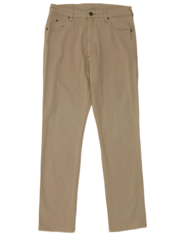 Lee Mens Dallas Slim Casual Trousers W32 L29 Grey Cotton