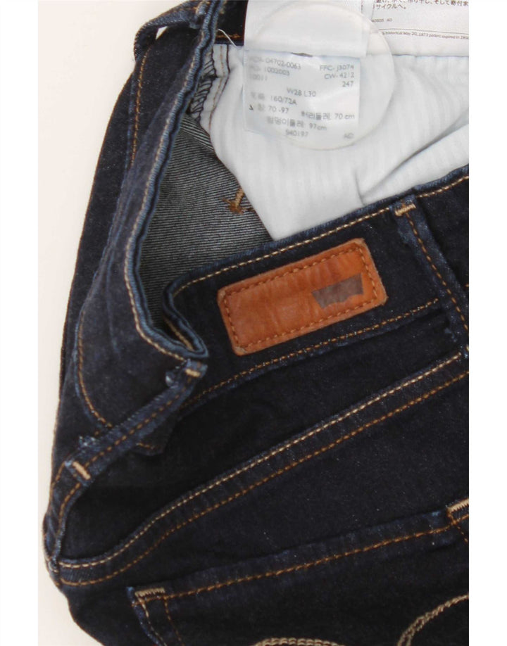 Levi's Womens Demi Curve Classic Rise Bootcut Jeans W28 L30 Navy Blue