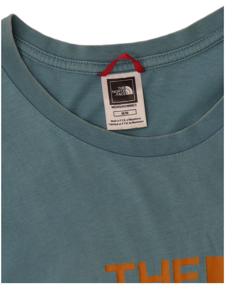 The North Face Mens Graphic T-Shirt Top Medium Blue