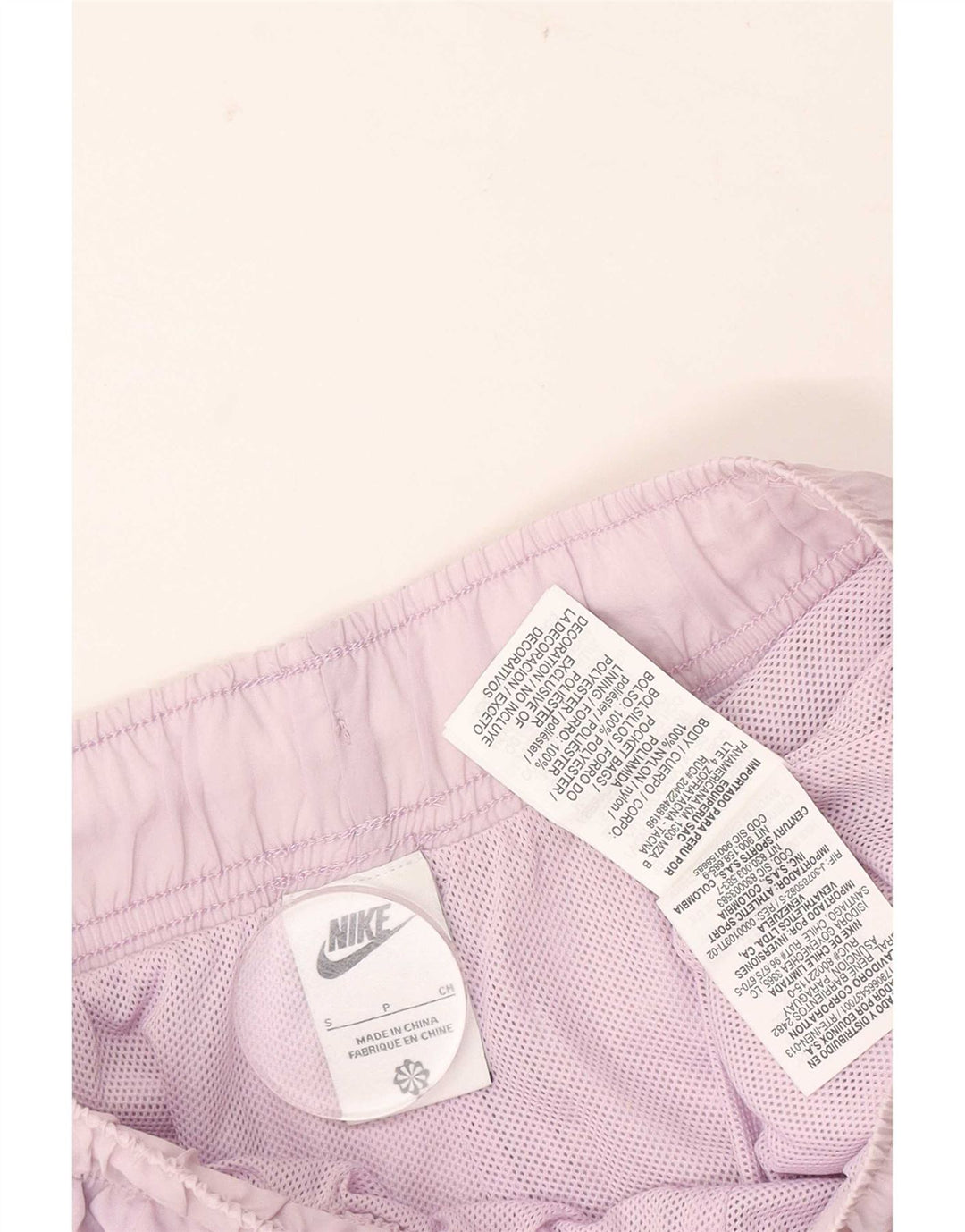 Nike Womens Sport Shorts UK 8 Small  Purple Polyester