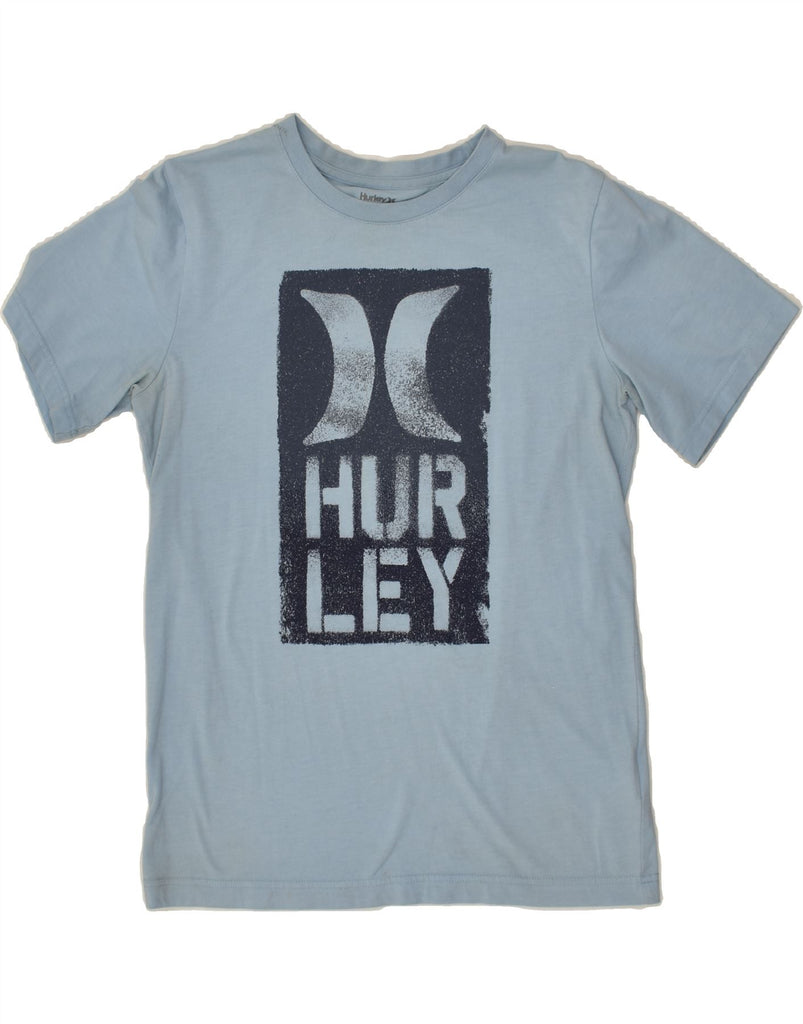 HURLEY Boys Graphic T-Shirt Top 13-14 Years XL Blue Cotton | Vintage Hurley | Thrift | Second-Hand Hurley | Used Clothing | Messina Hembry 