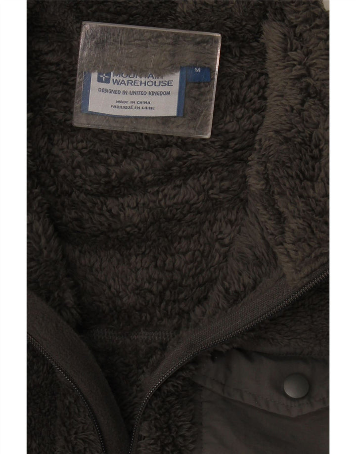 Mountain Warehouse Mens Zip Neck Fleece Jumper Medium Grey Polyester