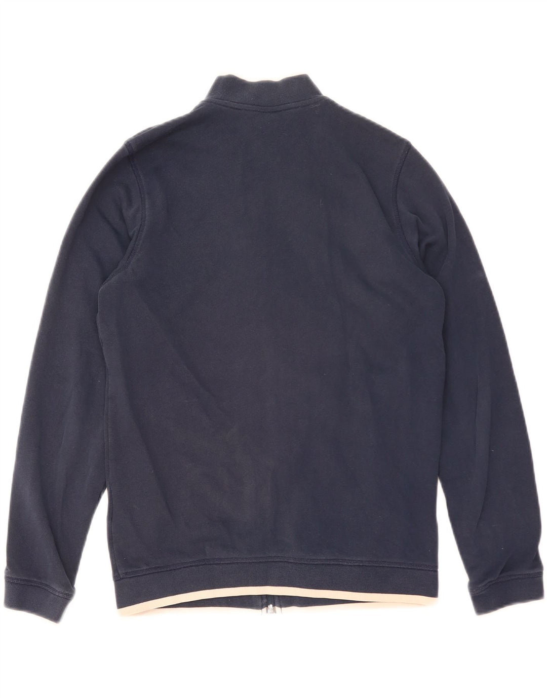 Reebok Womens Oversized Tracksuit Top Jacket UK 6 XS Navy Blue Cotton