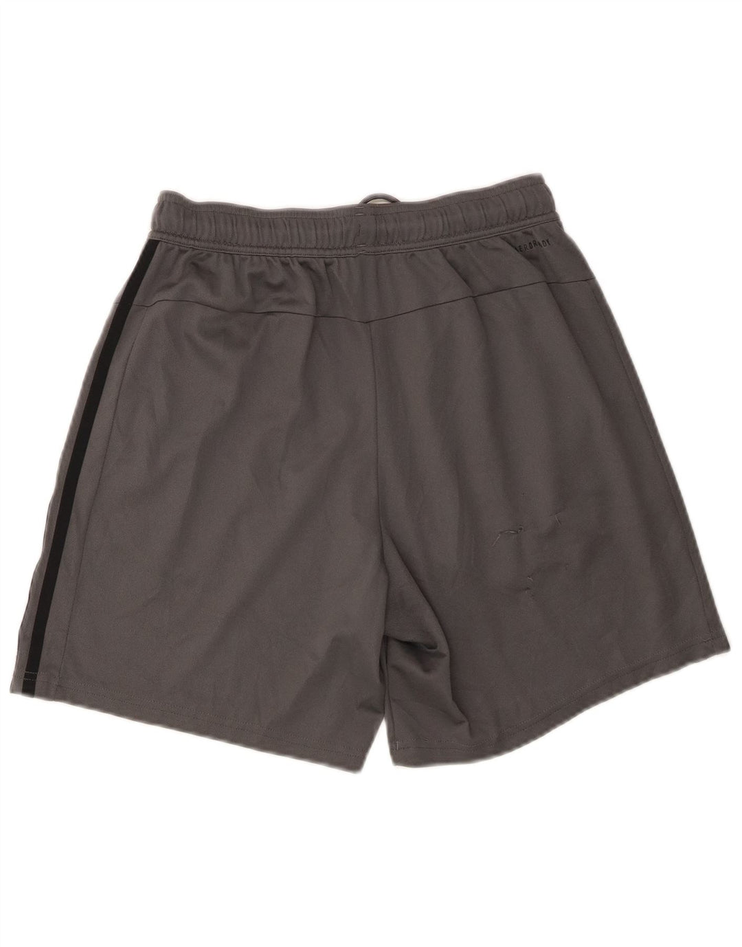 Adidas Mens Regular Fit Sport Shorts Small Grey Polyester
