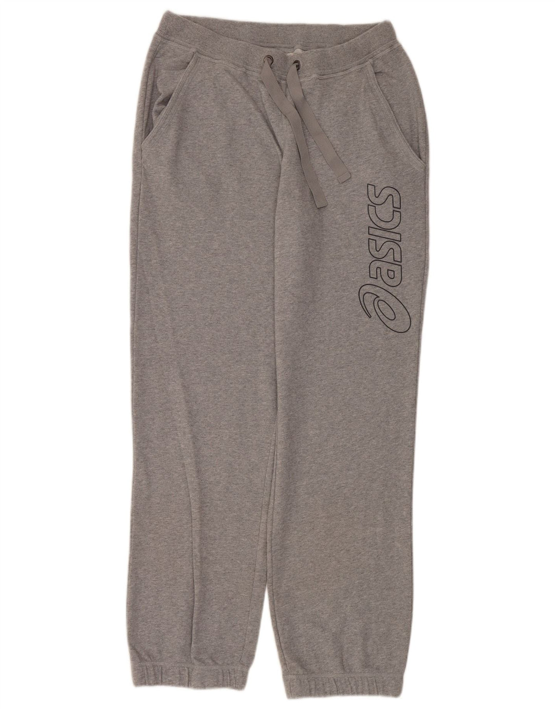 Asics Mens Graphic Tracksuit Trousers Joggers XL  Grey Cotton