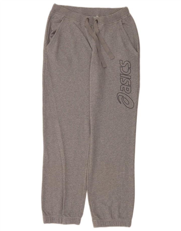 Asics Mens Graphic Tracksuit Trousers Joggers XL  Grey Cotton