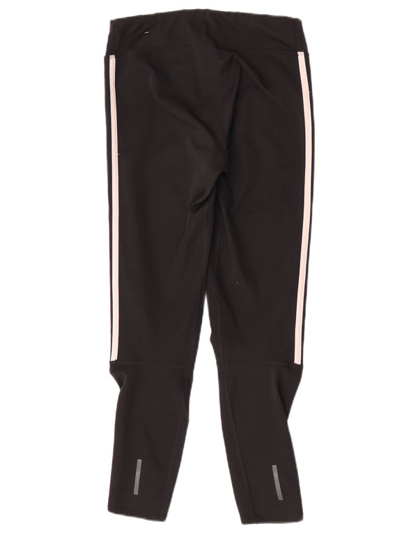 Adidas Womens Climalite Crop Leggings UK 8/10 Small Black Polyester