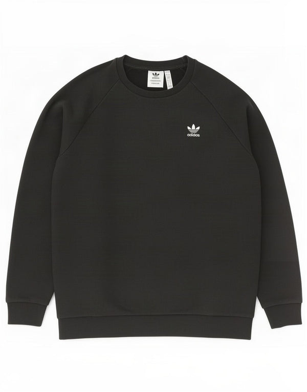 Adidas Mens Primegreen Sweatshirt Jumper Medium Black Cotton