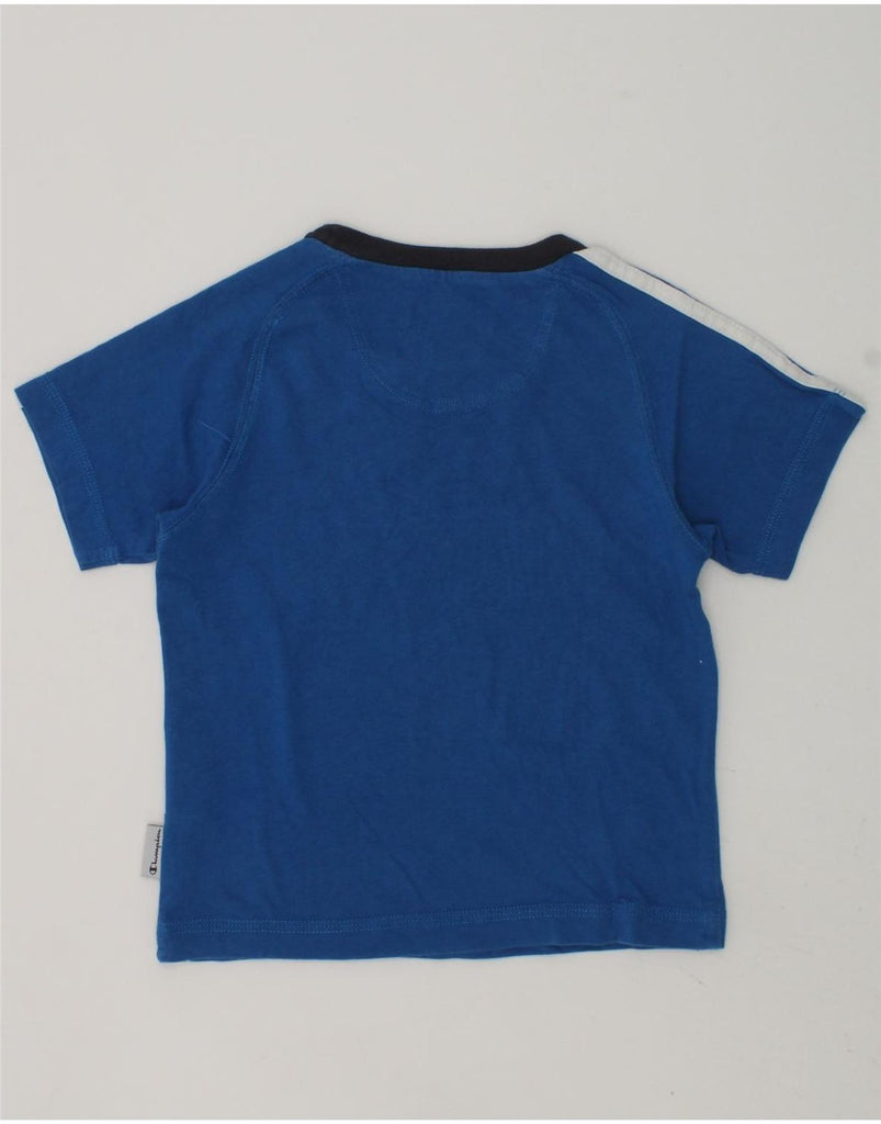 CHAMPION Boys Graphic T-Shirt Top 3-4 Years 2XS Blue Cotton | Vintage Champion | Thrift | Second-Hand Champion | Used Clothing | Messina Hembry 