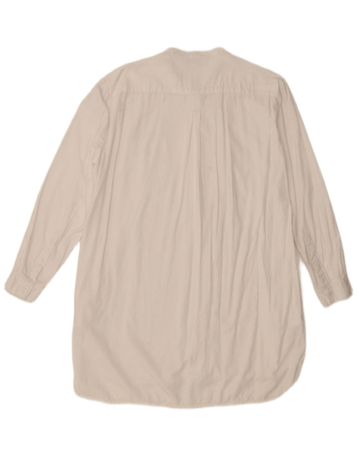 French Connection Womens Shirt Dress UK 14 Large White Lyocell