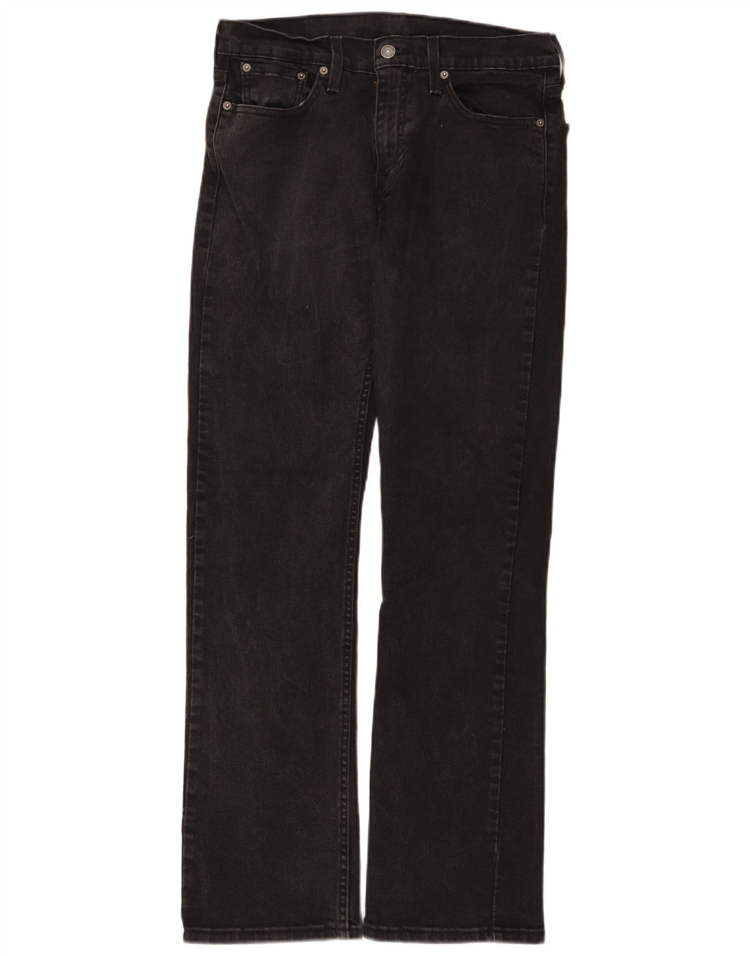 Levi's Mens 527 Bootcut Jeans W30 L32 Black Cotton