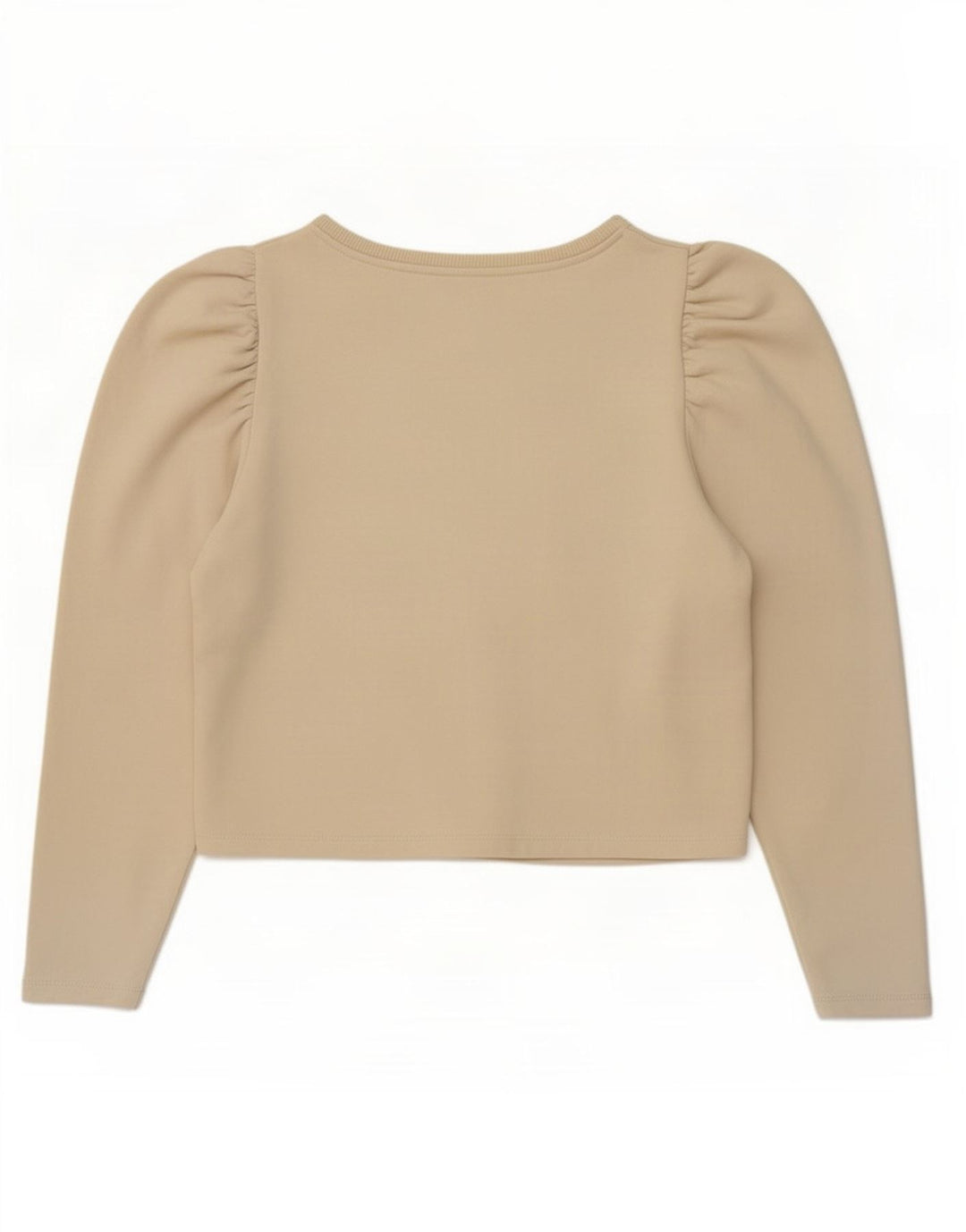 Zara Womens Sweatshirt Jumper UK 14 Medium Beige