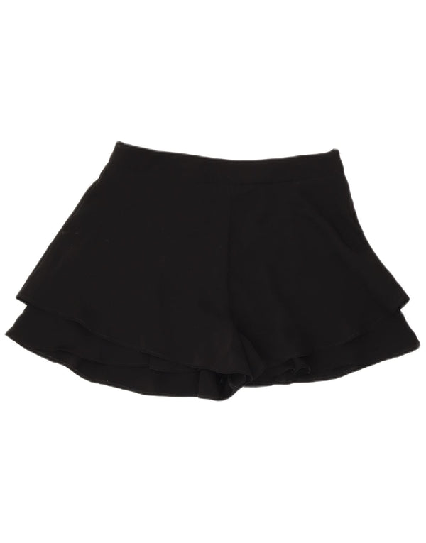Zara Womens High Waist Casual Shorts Large W30 Black