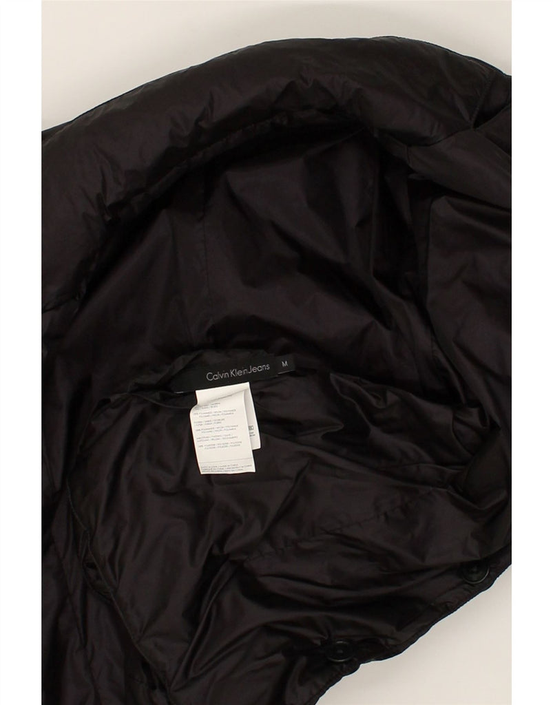 CALVIN KLEIN Womens Padded Reversible Jacket UK 14 Medium Black Polyamide | Vintage Calvin Klein | Thrift | Second-Hand Calvin Klein | Used Clothing | Messina Hembry 