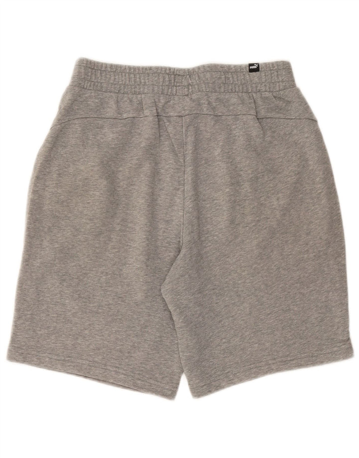 Puma Mens Sport Shorts Medium Grey Cotton