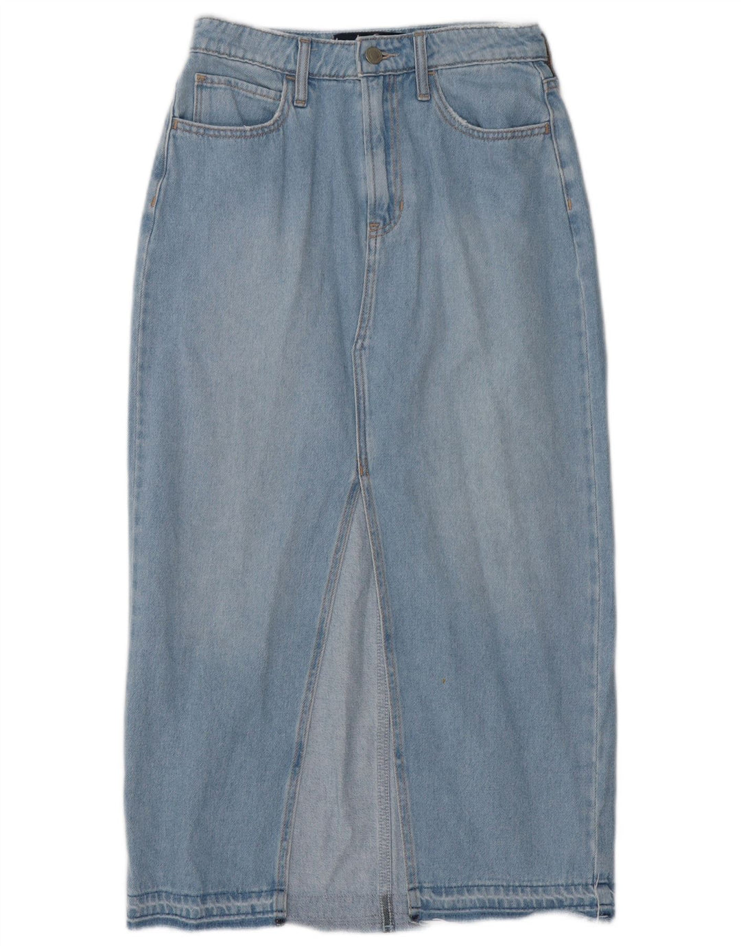 HOLLISTER Womens Denim Skirt US 2 XS W26  Blue Cotton