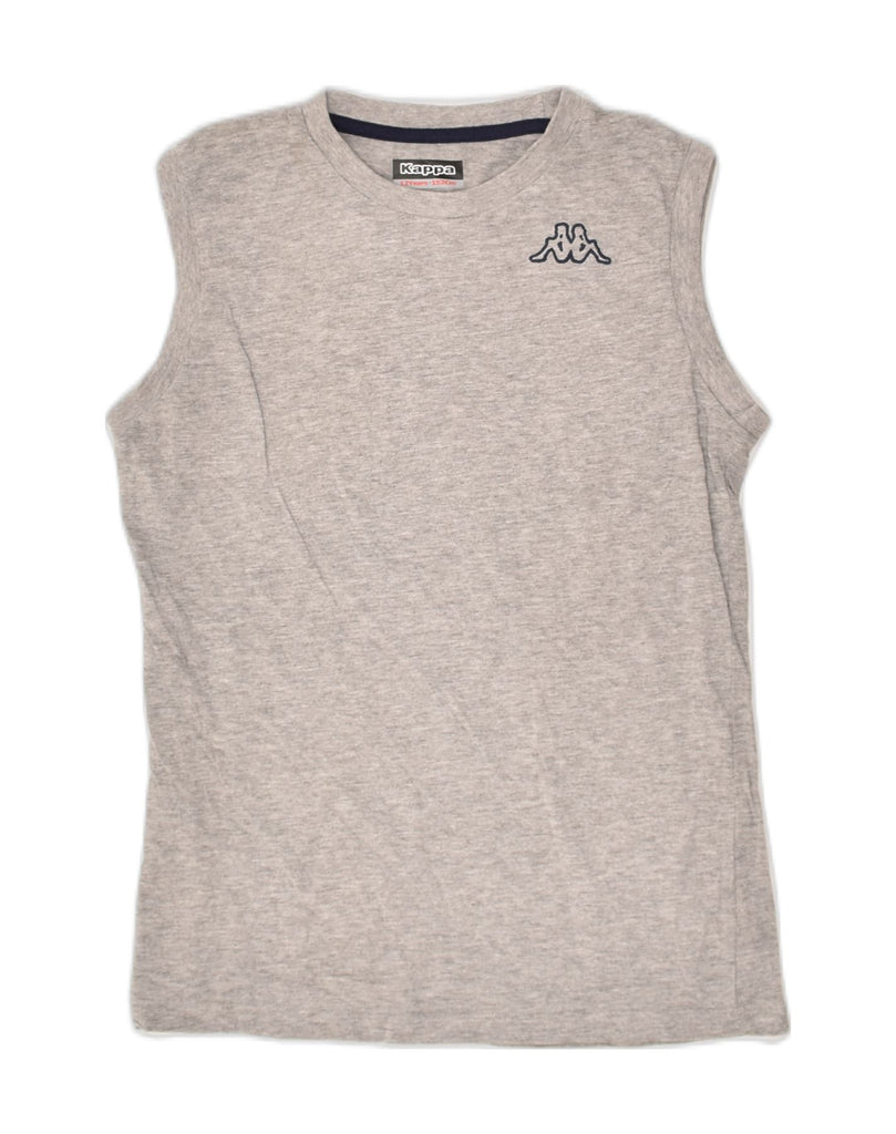 KAPPA Boys Vest Top 11-12 Years Grey Cotton | Vintage Kappa | Thrift | Second-Hand Kappa | Used Clothing | Messina Hembry 