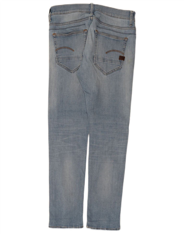 G-Star Mens Slim Jeans W29 L30 Blue Cotton