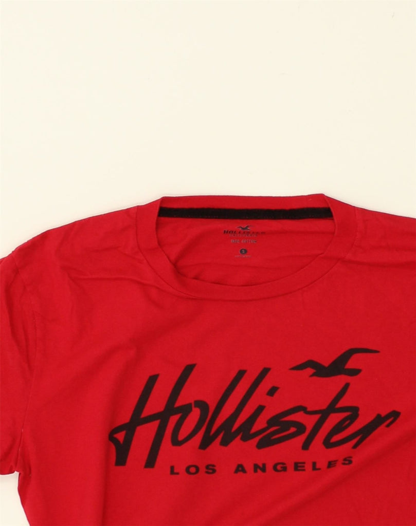 HOLLISTER Mens Graphic T-Shirt Top Small Red Cotton | Vintage Hollister | Thrift | Second-Hand Hollister | Used Clothing | Messina Hembry 