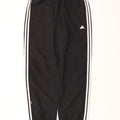 ADIDAS Mens Tracksuit Trousers Joggers Large Black Polyester