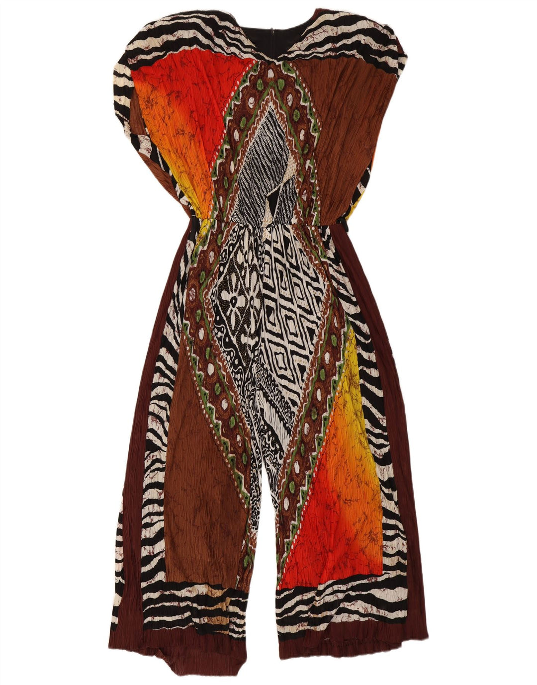 Puszta Womens Abstract Pattern Oversized Jumpsuit EU 44 XL  Multicoloured