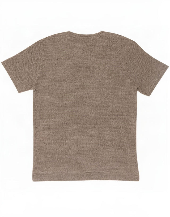 Zara Mens T-Shirt Top Large Grey Cotton