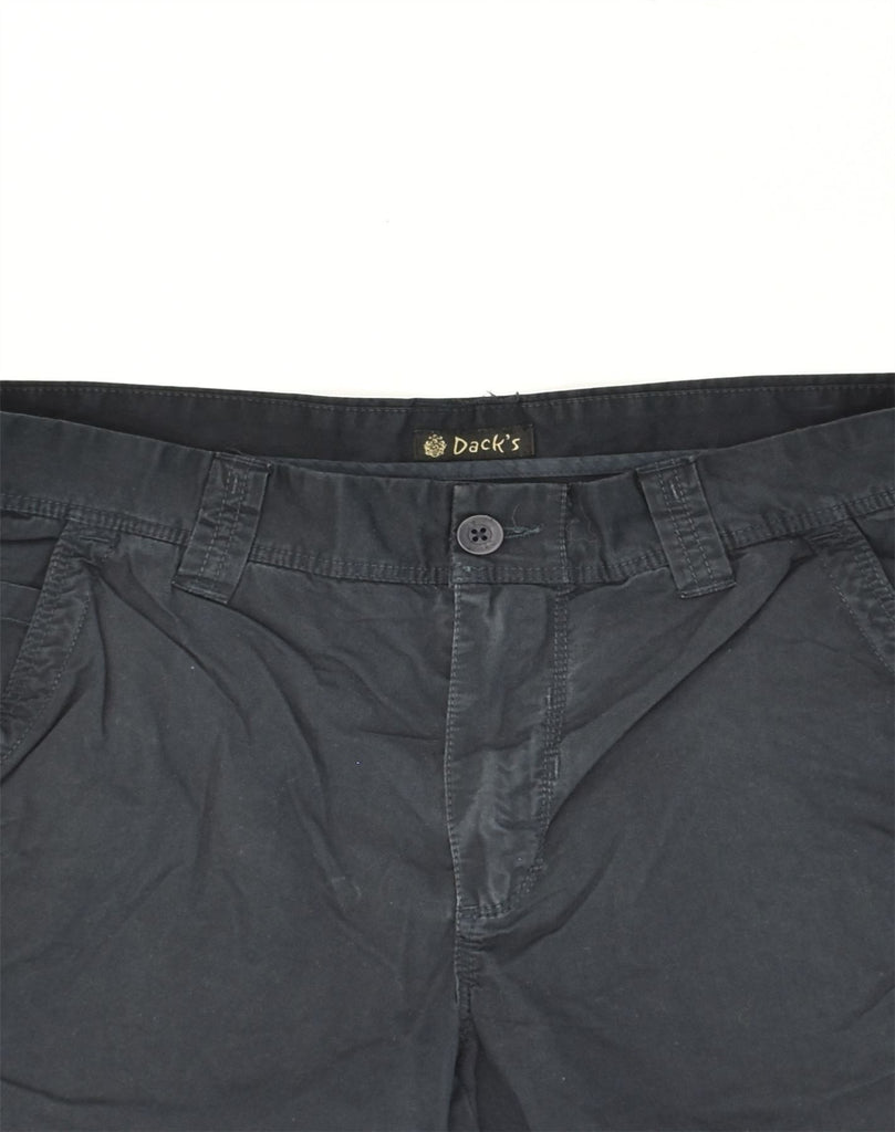 DACK'S Mens Chino Shorts IT 50 Large W34 Black Cotton | Vintage Dack's | Thrift | Second-Hand Dack's | Used Clothing | Messina Hembry 