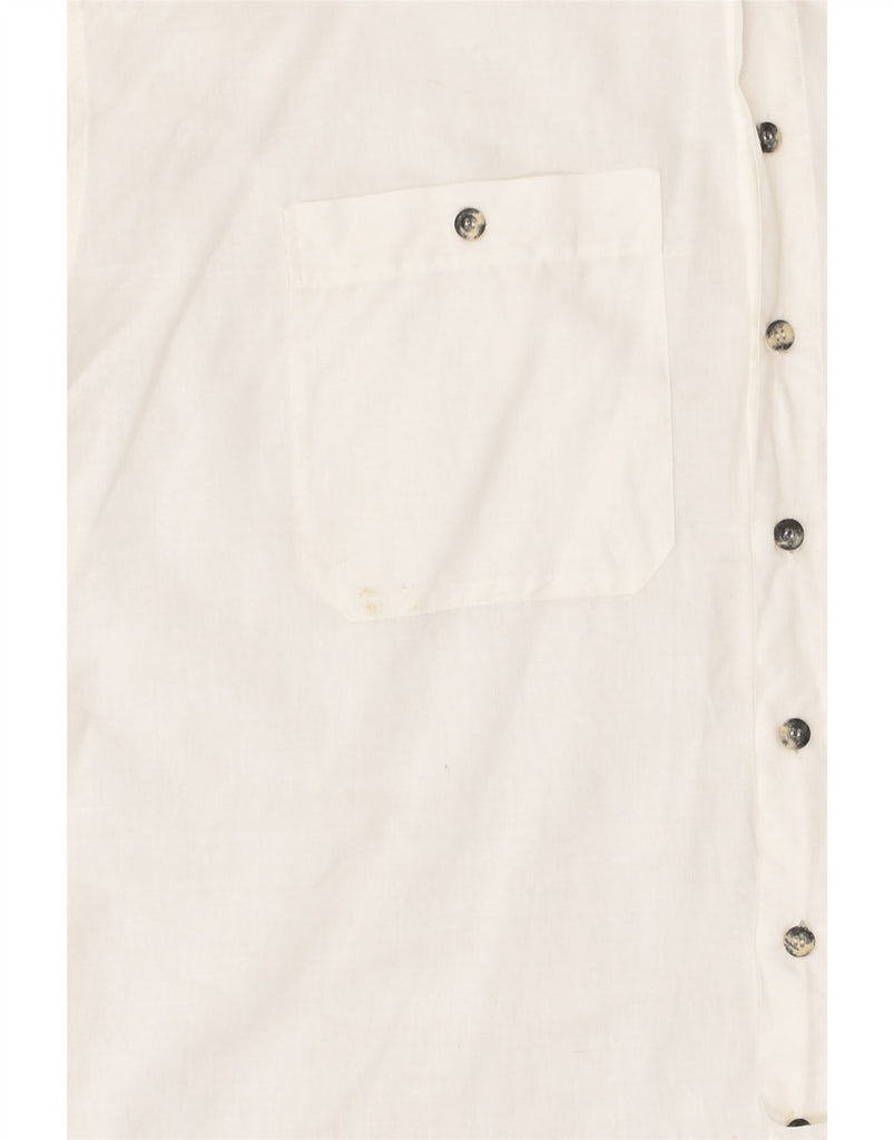 CAMEL Mens Short Sleeve Shirt XL White | Vintage Camel | Thrift | Second-Hand Camel | Used Clothing | Messina Hembry 