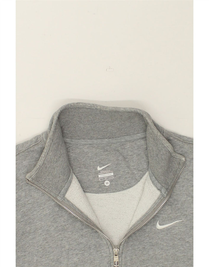 NIKE Mens Tracksuit Top Jacket Medium Grey Cotton | Vintage Nike | Thrift | Second-Hand Nike | Used Clothing | Messina Hembry 