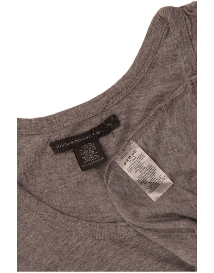 French Connection Mens Vest Top Medium Grey Colourblock Cotton