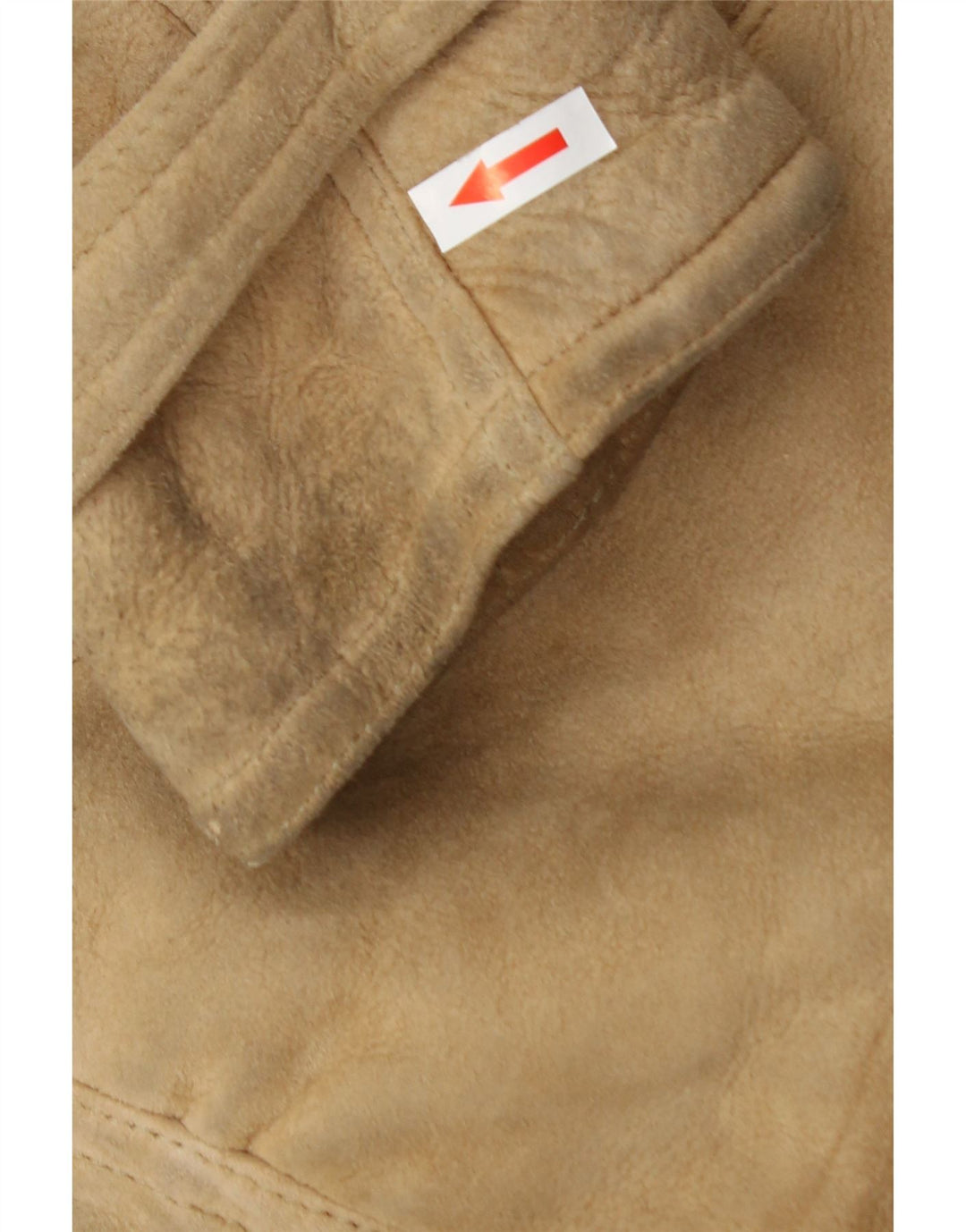 McGregor Mens Double Breasted Shearling Jacket IT 50 Large Beige