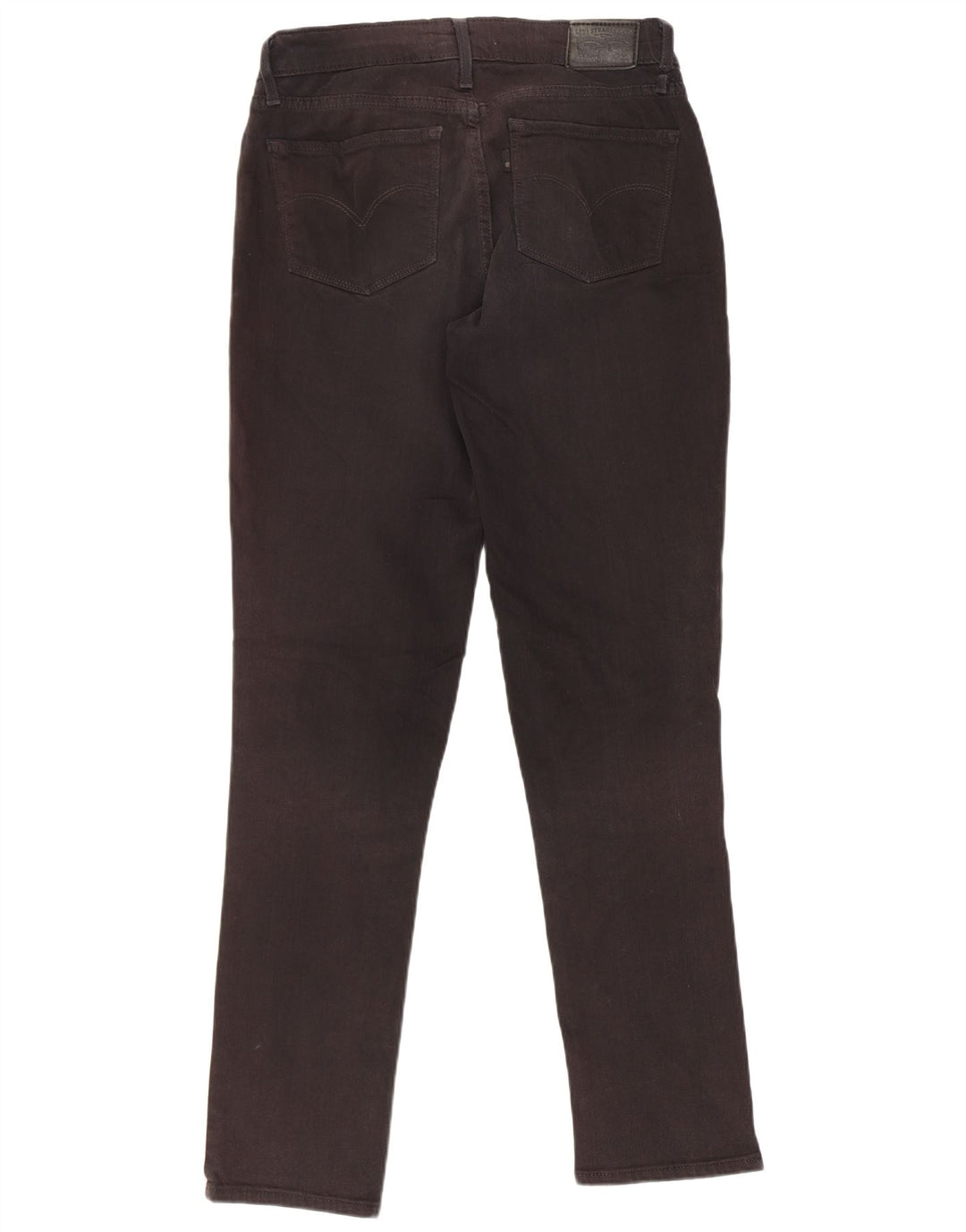 Levi's Womens 712 Slim Jeans W26 L30 Black Cotton