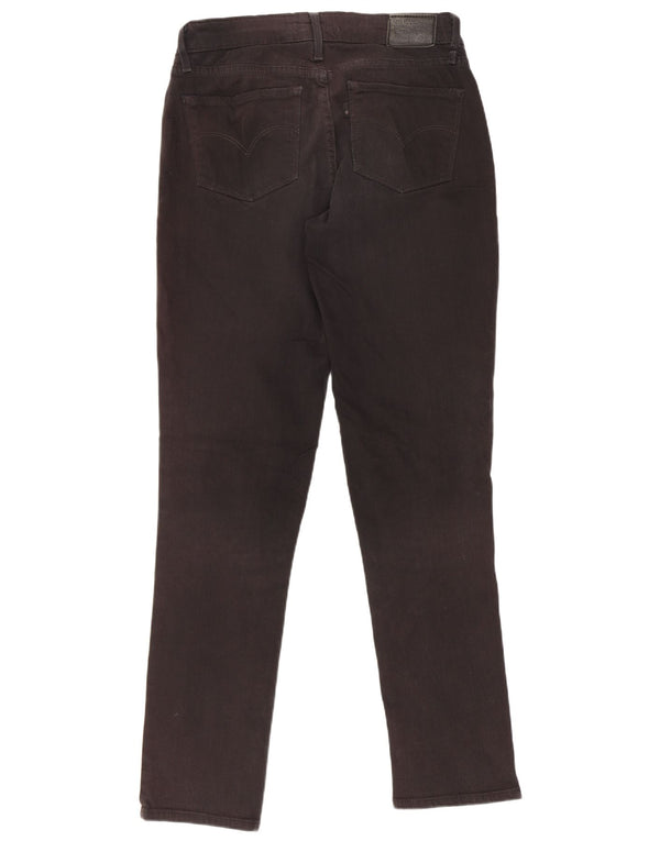 Levi's Womens 712 Slim Jeans W26 L30 Black Cotton