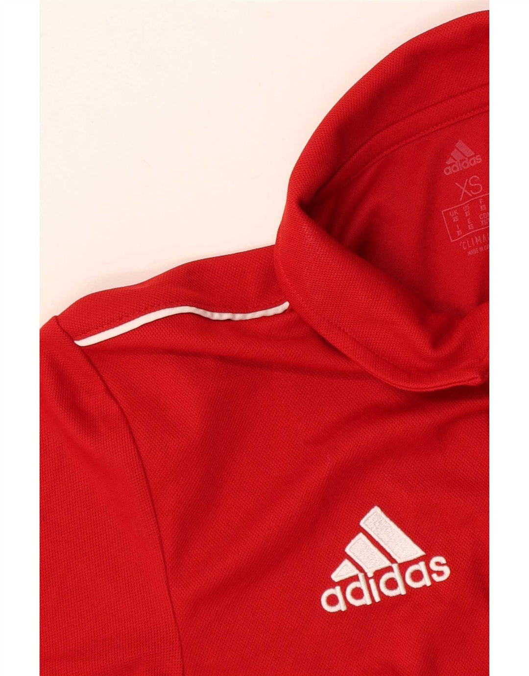 Adidas Mens Climalite Graphic Polo Shirt XS Red