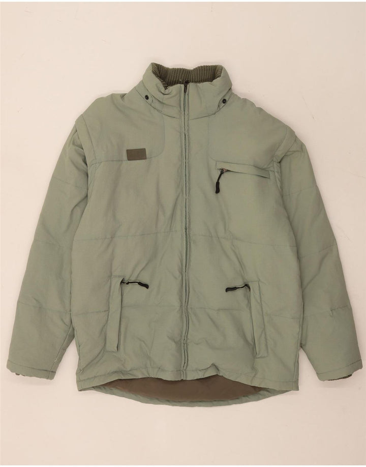 Fila Mens Padded Jacket UK 36 Small Green